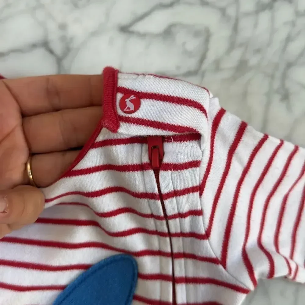 Joules Winfield Romper Rocket Planet Sz 6-9 Mo